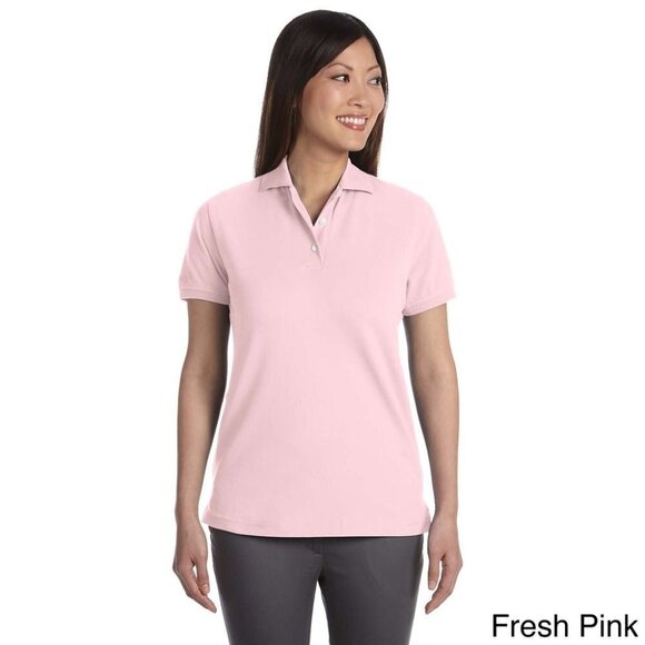 Izod 5-Button Polo with IZ Logo in Fresh Pink, sz Medium - Picture 9 of 9